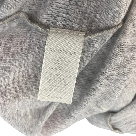 Sundance Lovelier Days Long Sleeve Crochet Tee Heather‎ Gray Size Medium - Picture 8 of 8